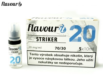 Flavourit STRIKER - 70/30 - Dripper 20mg booster, 5x10ml