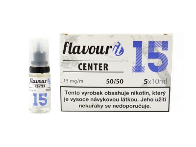 Flavourit CENTER - 50/50 - 15mg booster, 5x10ml