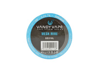 Vandy Vape Mesh Whire SS316L 200 Mesh 1,5m