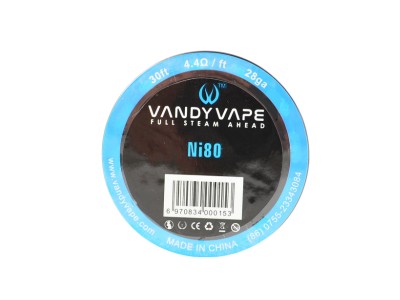 Vandy Vape Ni80 - 28GA, 9m