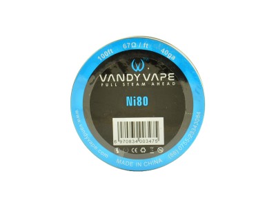 Vandy Vape Single Wire Ni80 40GA 30m