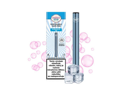Dinner Lady Vape Pen jednorázová e-cigareta Bubblegum Ice