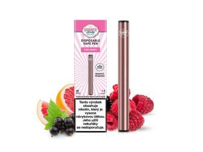 Dinner Lady Vape Pen jednorázová e-cigareta Pink Berry