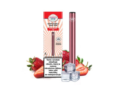 Dinner Lady Vape Pen jednorázová e-cigareta Strawberry Ice