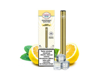 Dinner Lady Vape Pen jednorázová e-cigareta Lemon Sherberts Ice