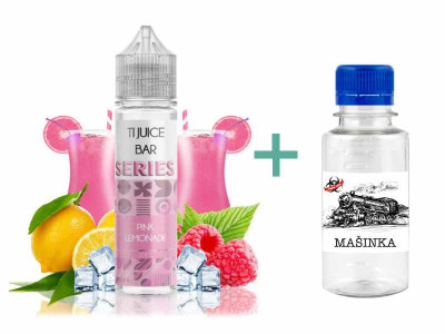 TI Juice Bar Series S&V Pink Lemonade 10ml + Základní báze Mašinka (50PG/50VG) 100ml