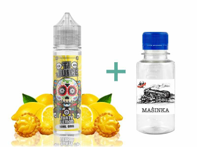 Příchuť TI Juice Tarty Lemon 10ml + Základní báze Mašinka (50PG/50VG) 100ml