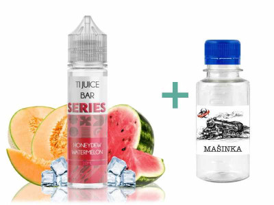 TI Juice Bar Series S&V Honeydew Watermelon 10ml + Základní báze Mašinka (70VG/30PG) 100ml